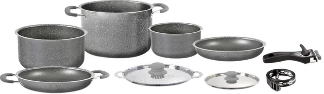 Brunner Gourmet 8+1 Ø20 Set Pentole Campeggio Alluminio