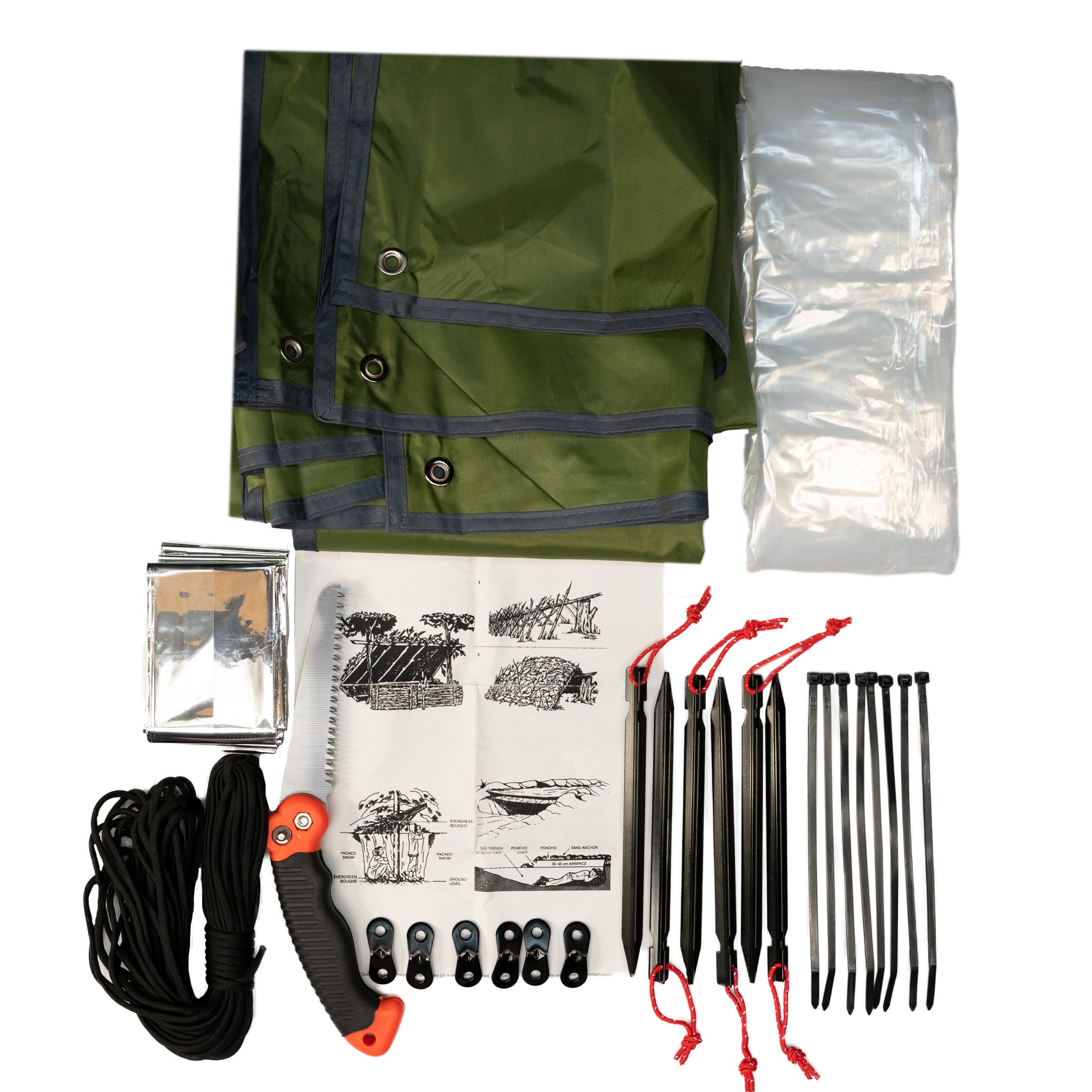 Readyman READY kit rifugio 22 pezzi con telone