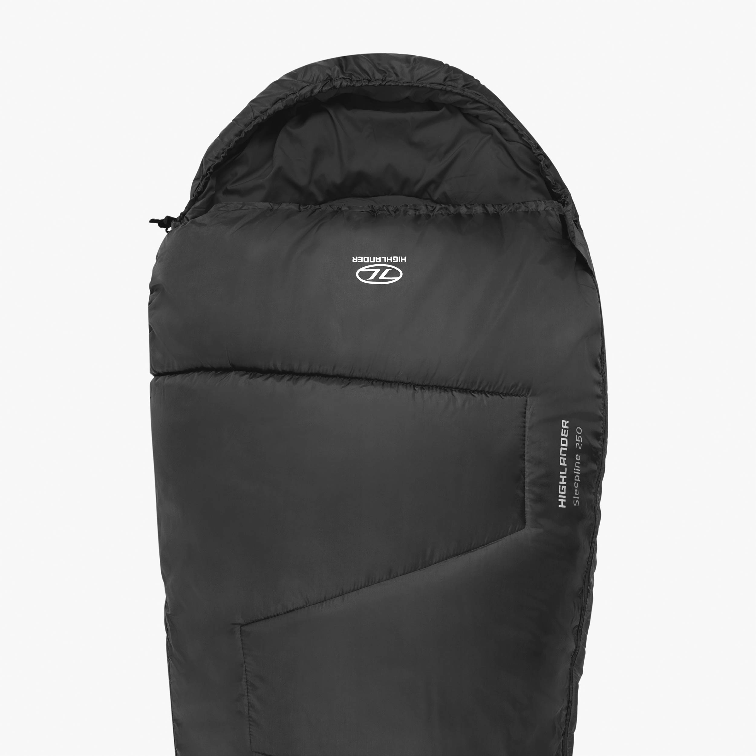 Highlander Sleepline 250 sacco a pelo mummia grigio 2 stagioni