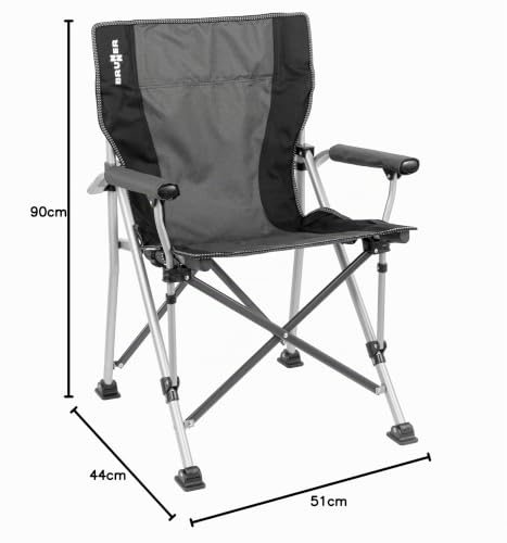 Brunner 31778 Raptor Classic sedia pieghevole grigia
