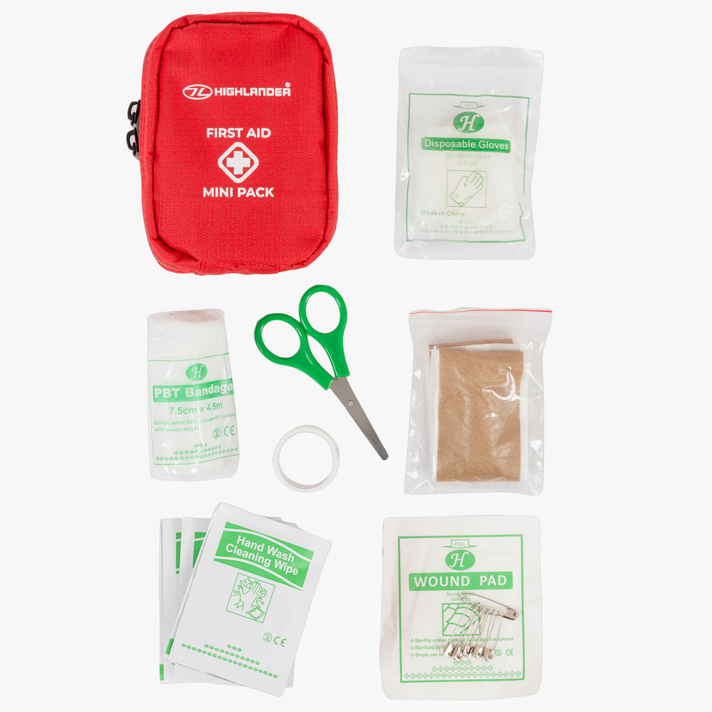 Highlander Survival First Aid Mini Pack kit primo soccorso