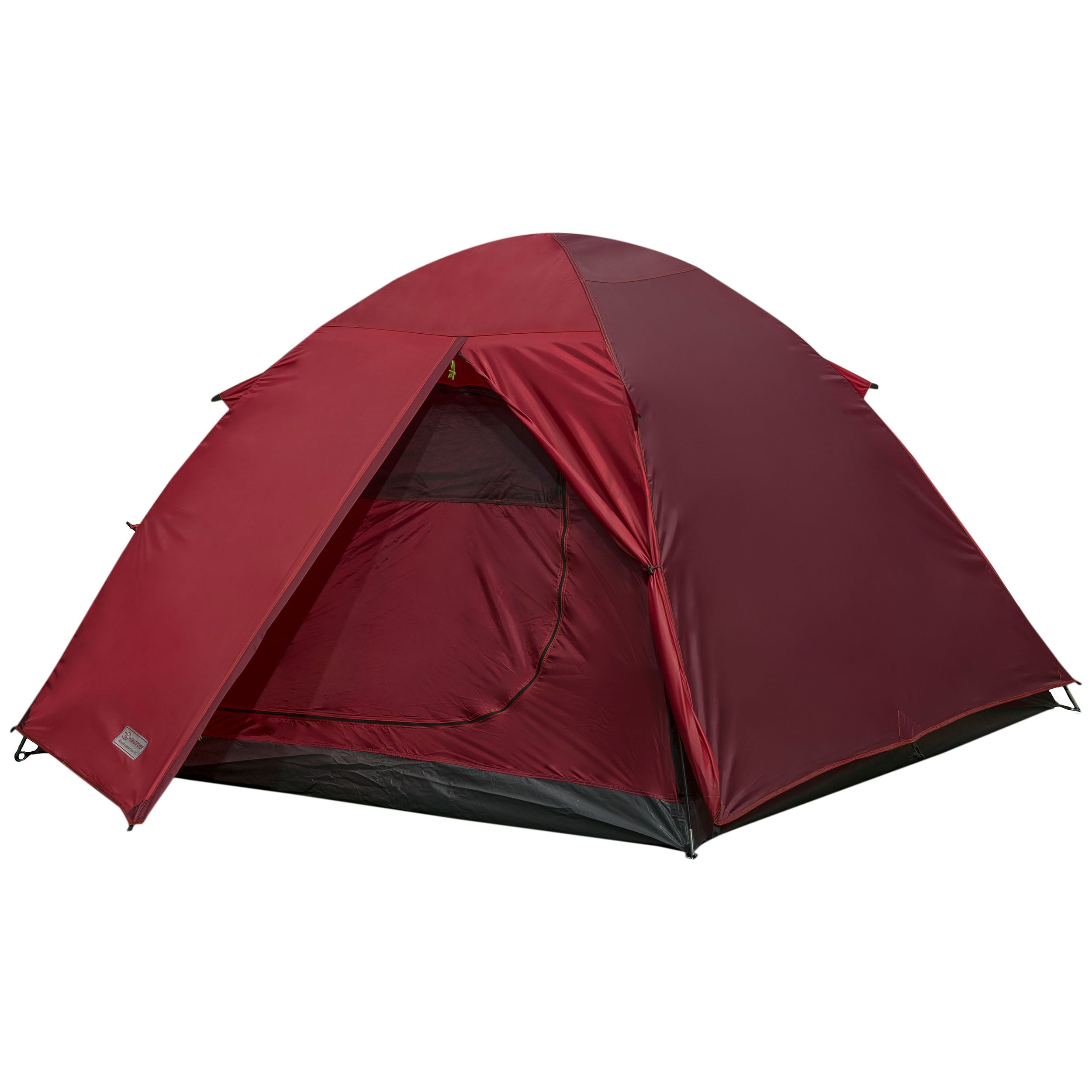 Highlander Birch tenda 2 posti con veranda rossa