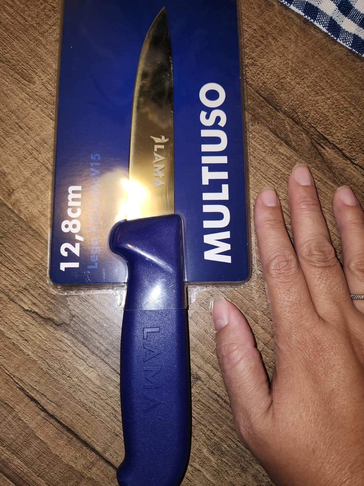 LAMA Multiuso 12,8 cm coltello cucina carne acciaio