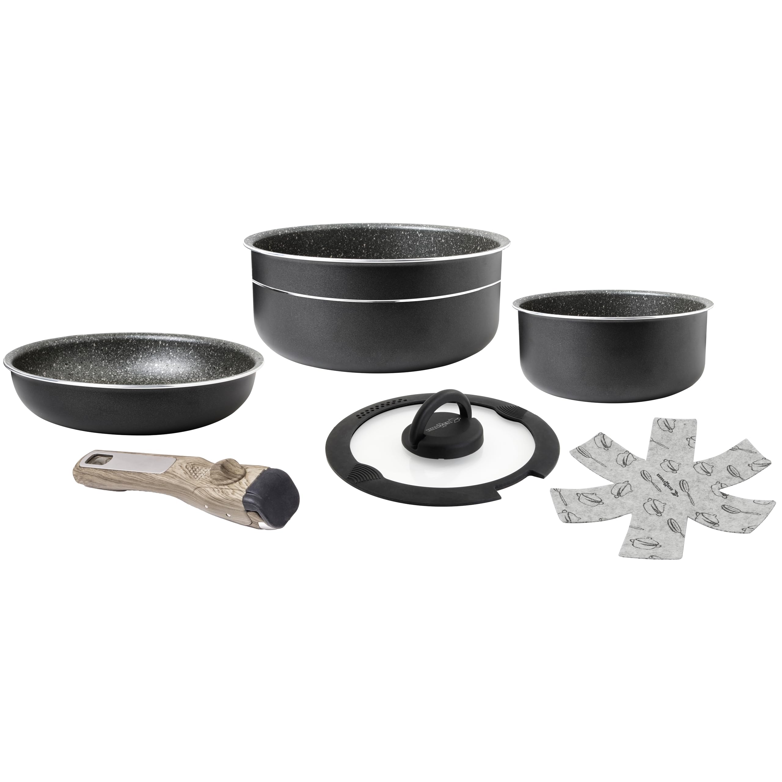 Brunner Pirate Mini 0806087N set pentole 3 pezzi