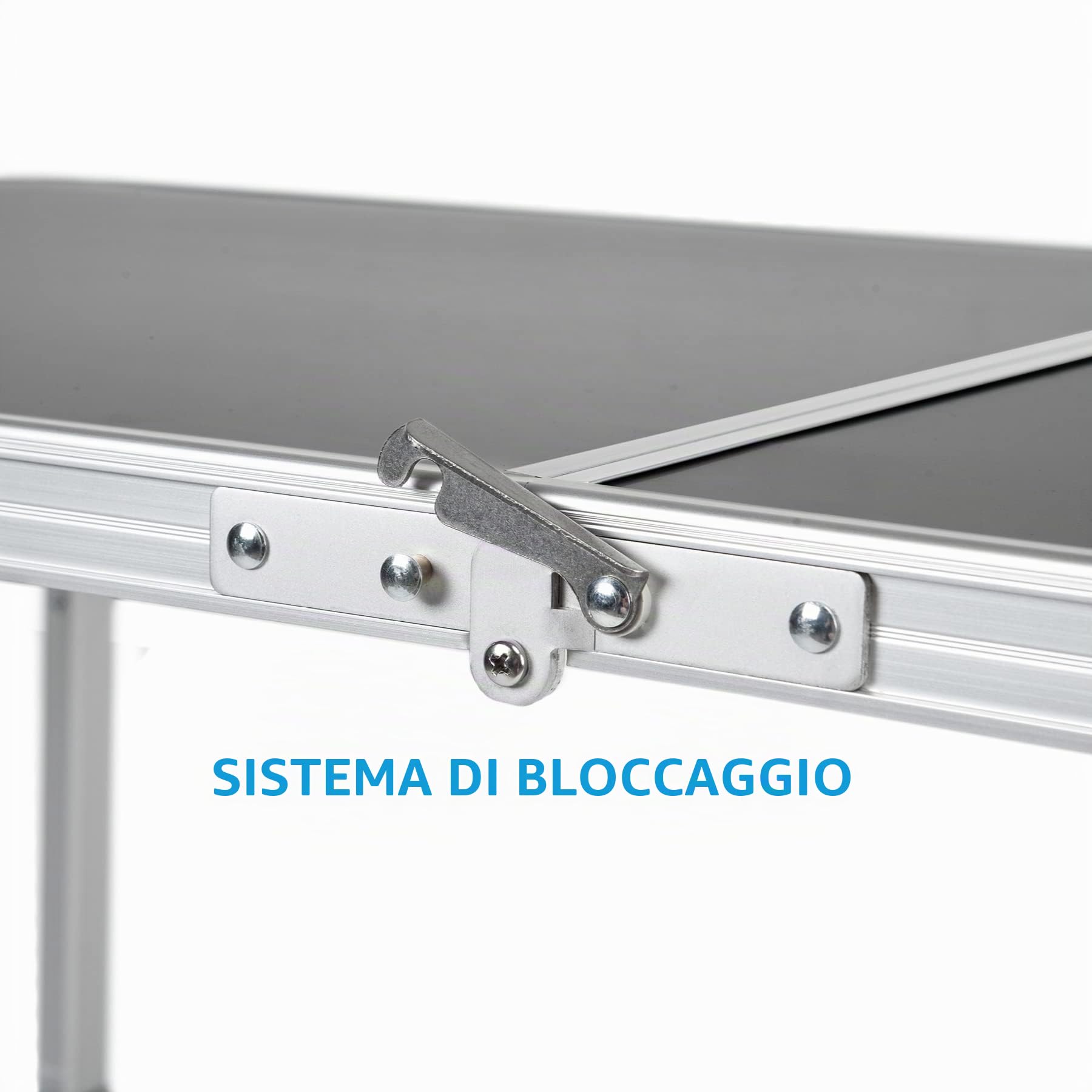 Brunner Flatpack 4 tavolo campeggio alluminio 120x60