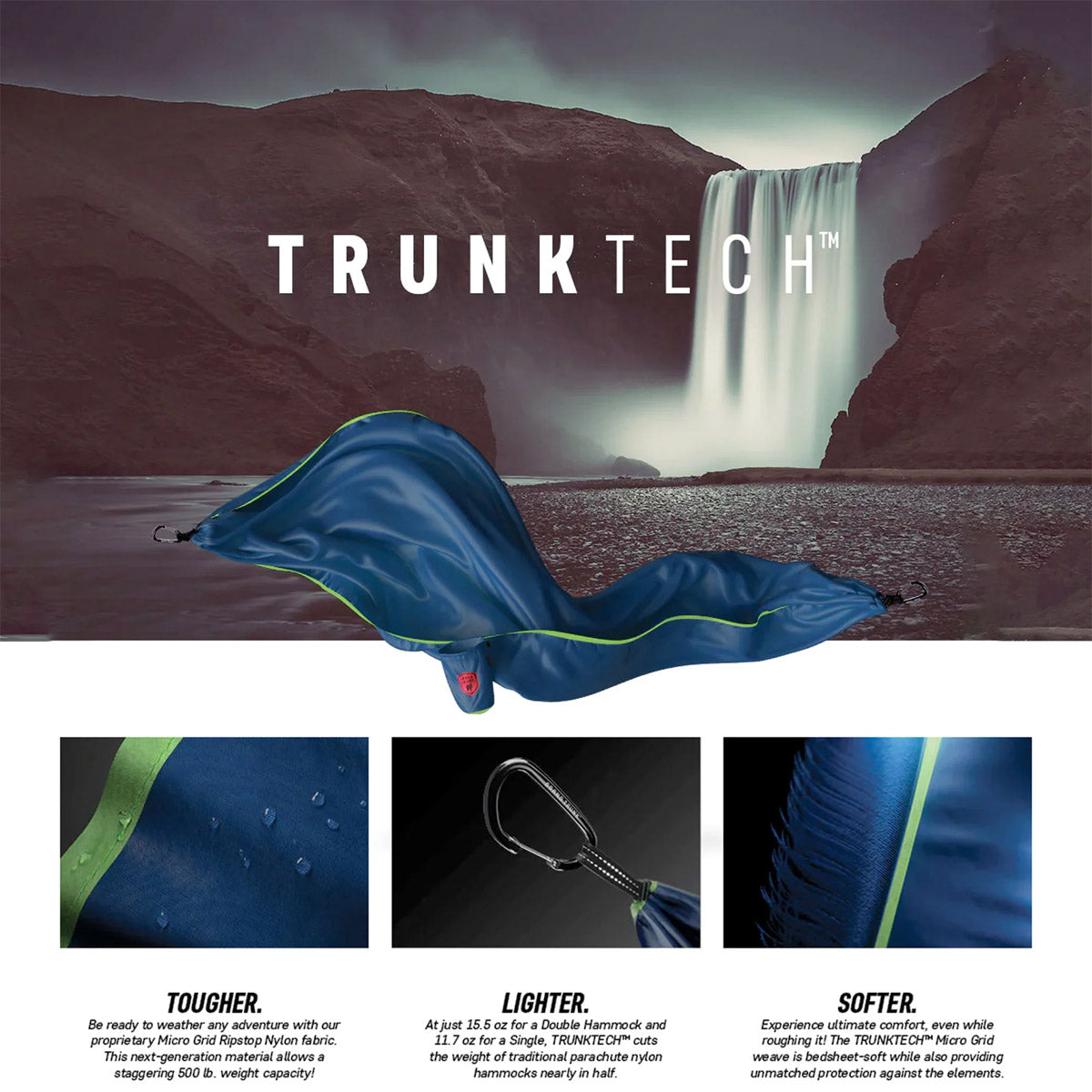 Grand Trunk TrunkTech Single amaca singola con cinghie