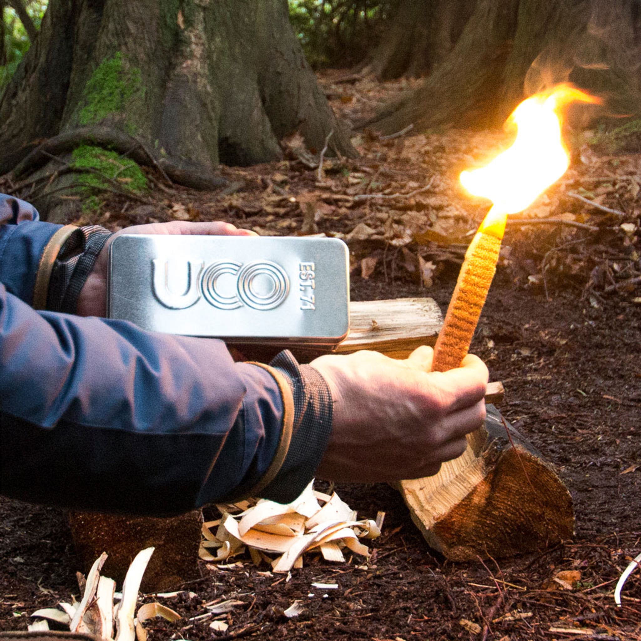 UCO Behemoth Sweetfire kit accendifuoco 9 pezzi 15 minuti