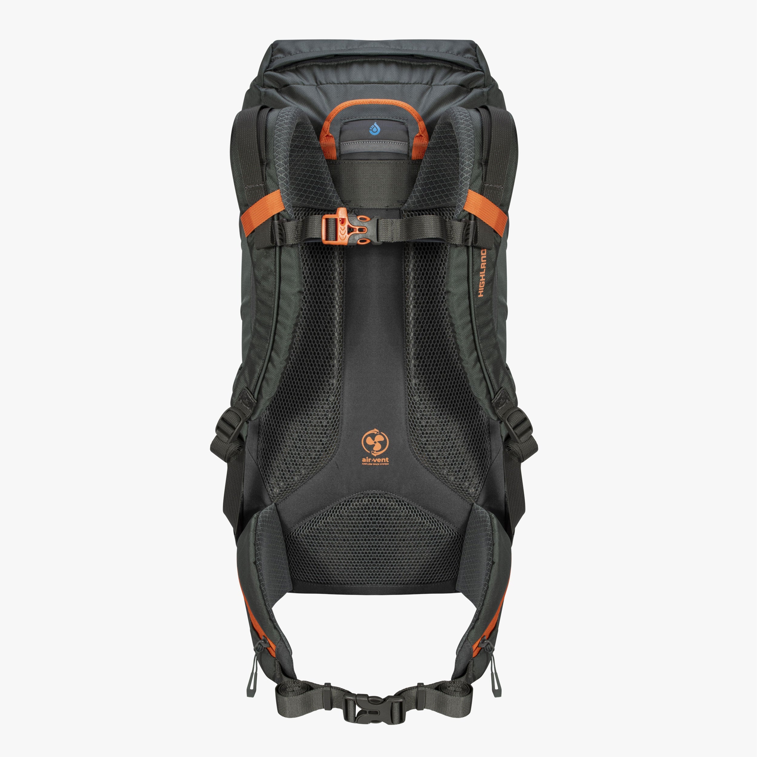 Highlander Ivar 40L zaino trekking leggero nero