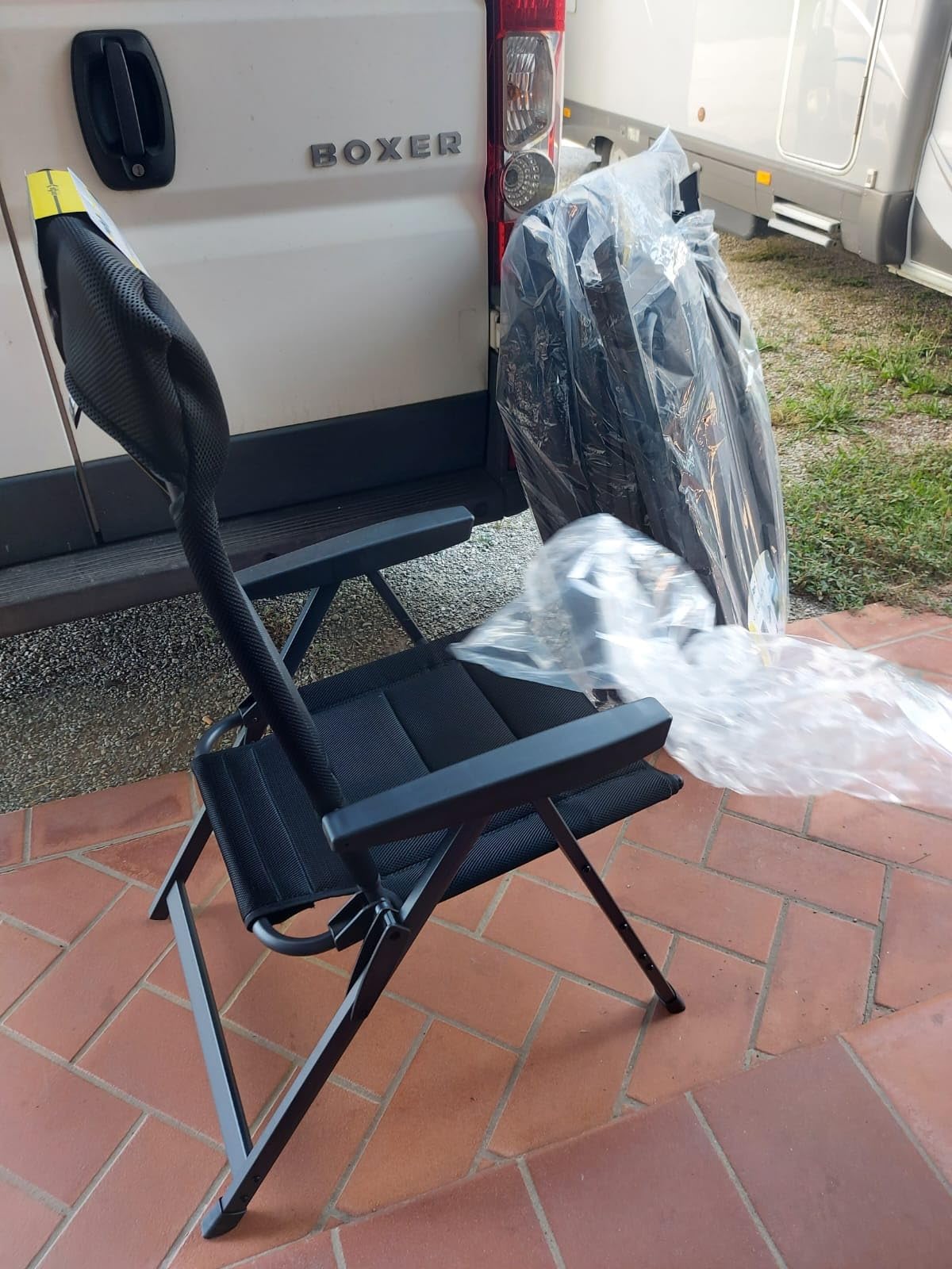 Brunner Skye 3D Sedia Campeggio Nera Poliestere