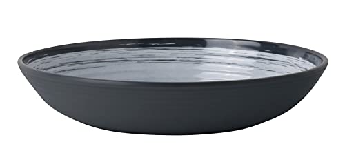 Brunner Granada ciotola ovale melamina 33x23 cm nero-bianco