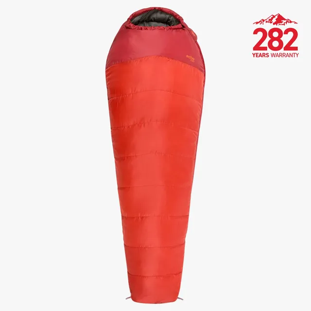 Highlander Echo 250 sacco a pelo mummia rosso