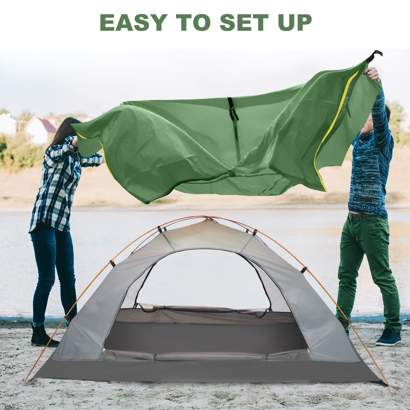 LAMA tenda campeggio 2 persone impermeabile 3000mm