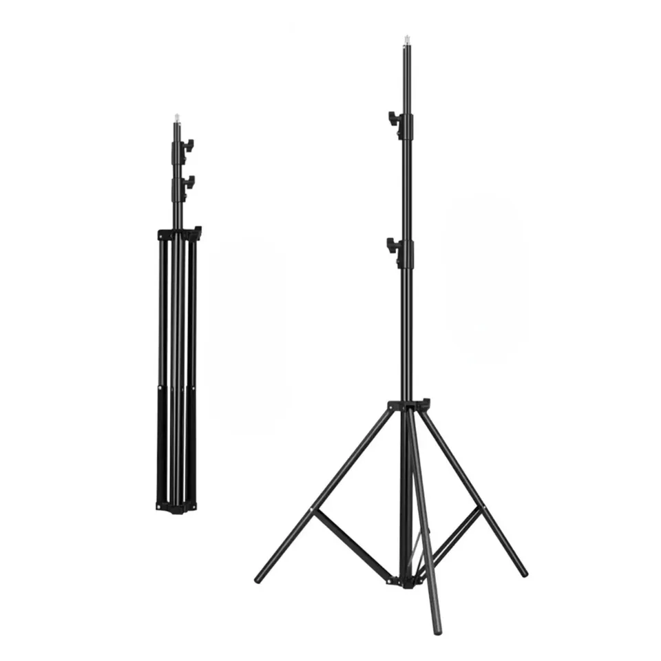 Lovork treppiede metallo 80-210 cm nero