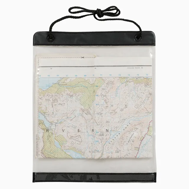 Highlander Survival Scout portacartine trasparente con tracolla