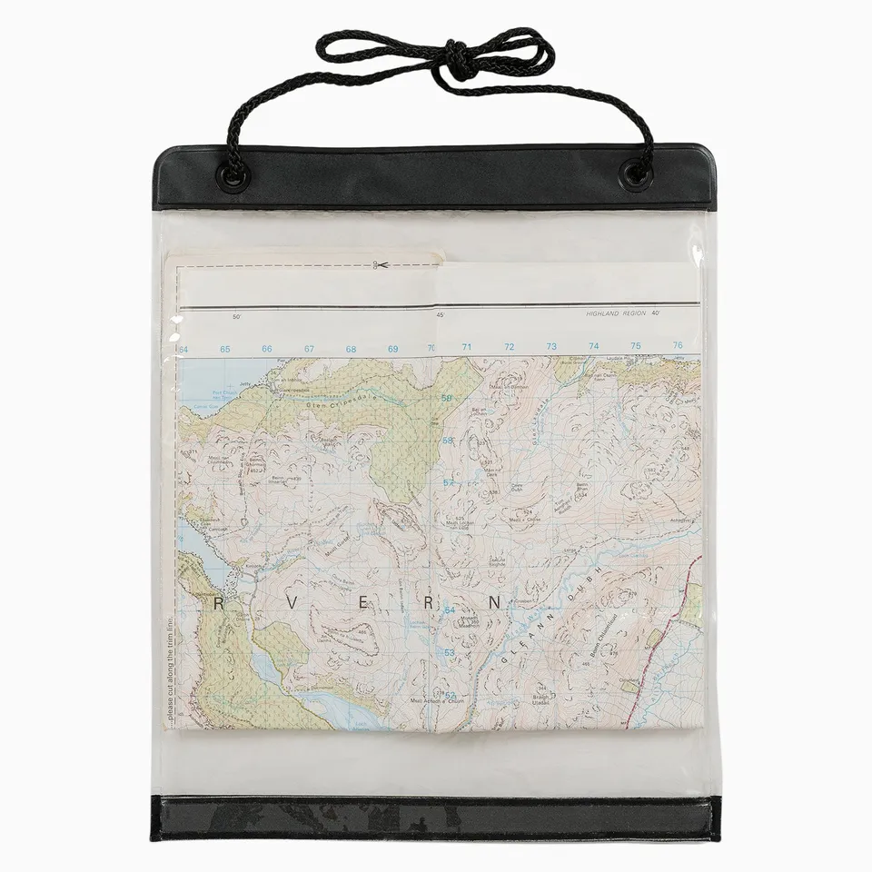 Highlander Survival Scout portacartine trasparente con tracolla