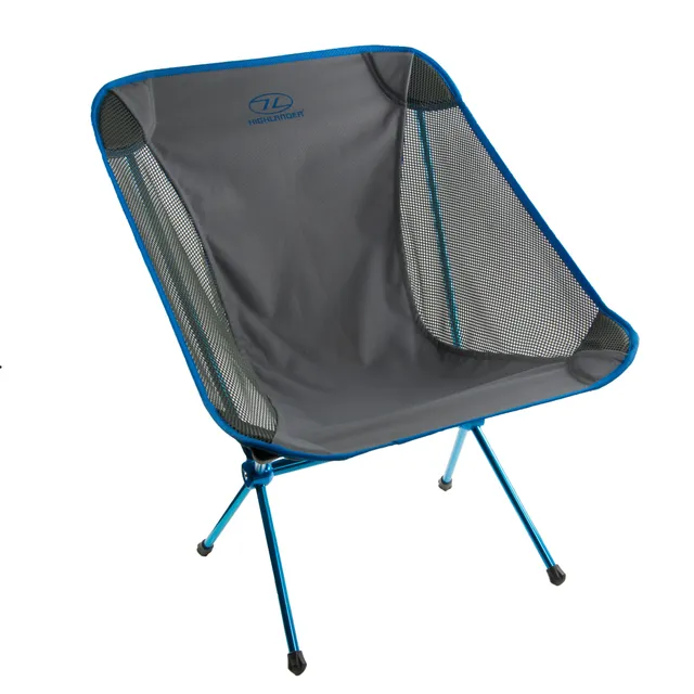 Highlander Minus One sedia campeggio blu ultraleggera