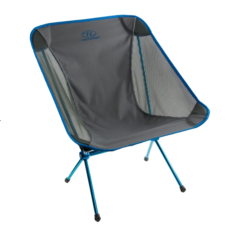 Highlander Minus One sedia campeggio blu ultraleggera