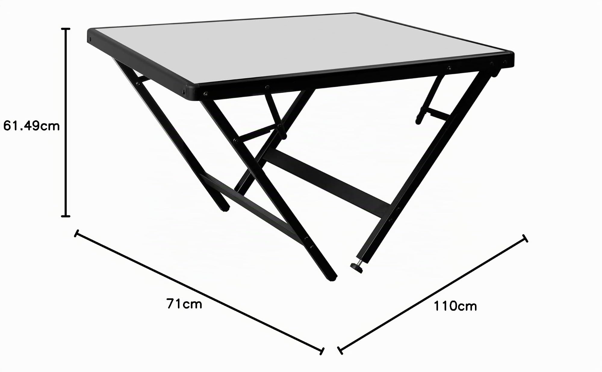 Brunner Torun 4 0406102N tavolo alluminio 110x61,5 cm