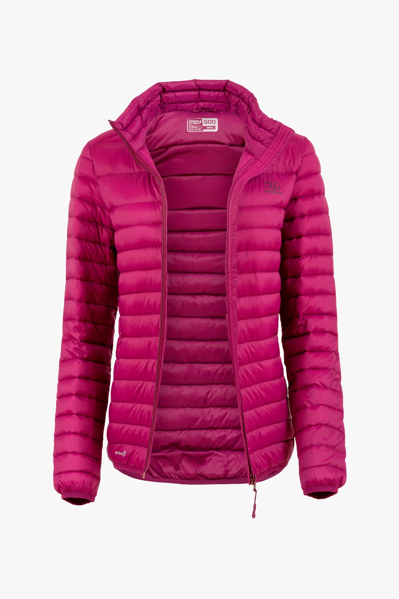 Highlander Highland piumino donna leggero comprimibile