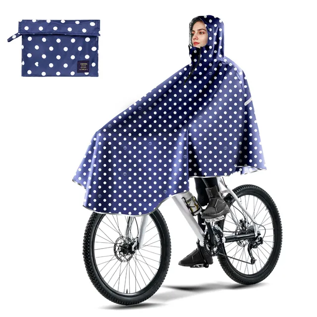 LAMA Poncho bici poncho antipioggia con cappuccio taglia unica