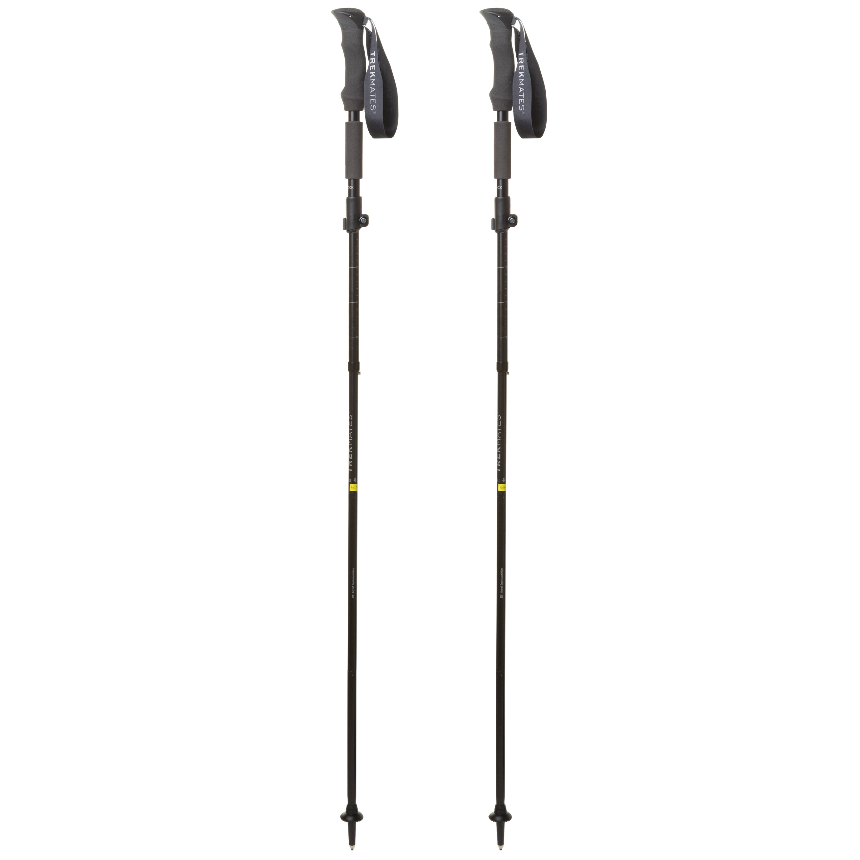 Trekmates Fold Lock Pole bastoncini neri paio 125 cm