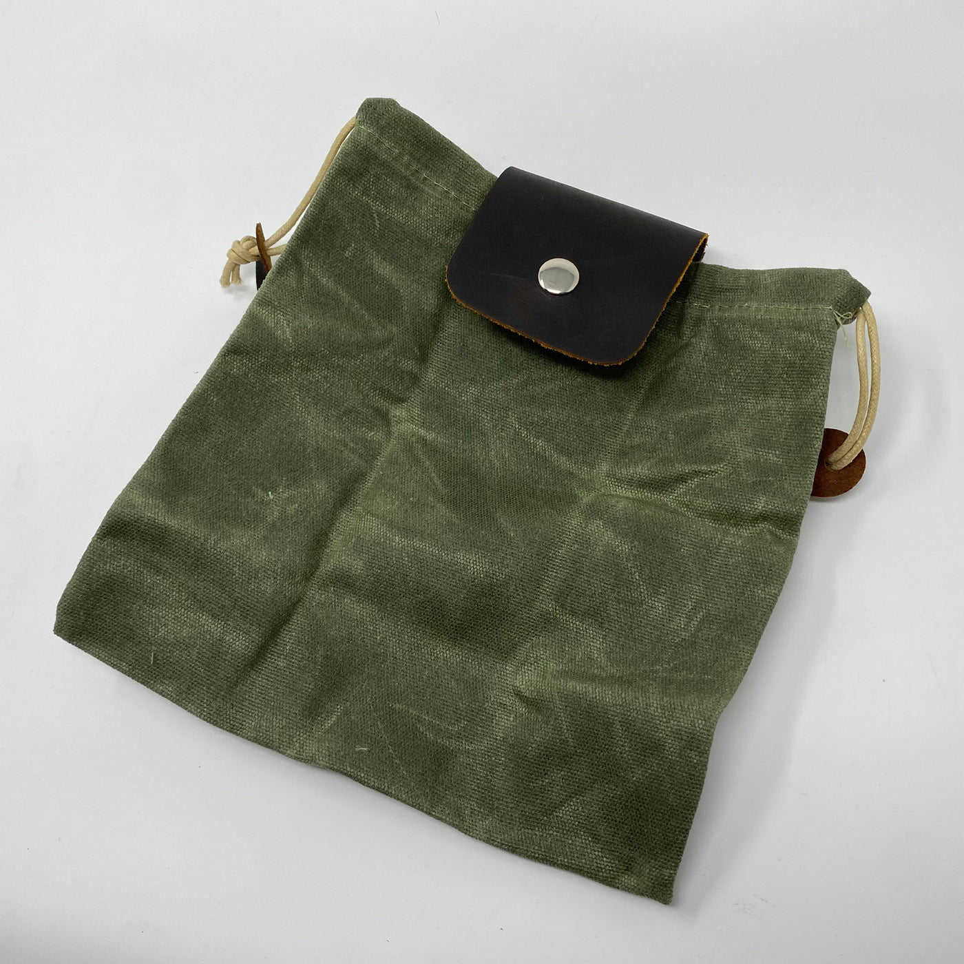 Readyman Dump Pouch sacca pelle canvas con coulisse