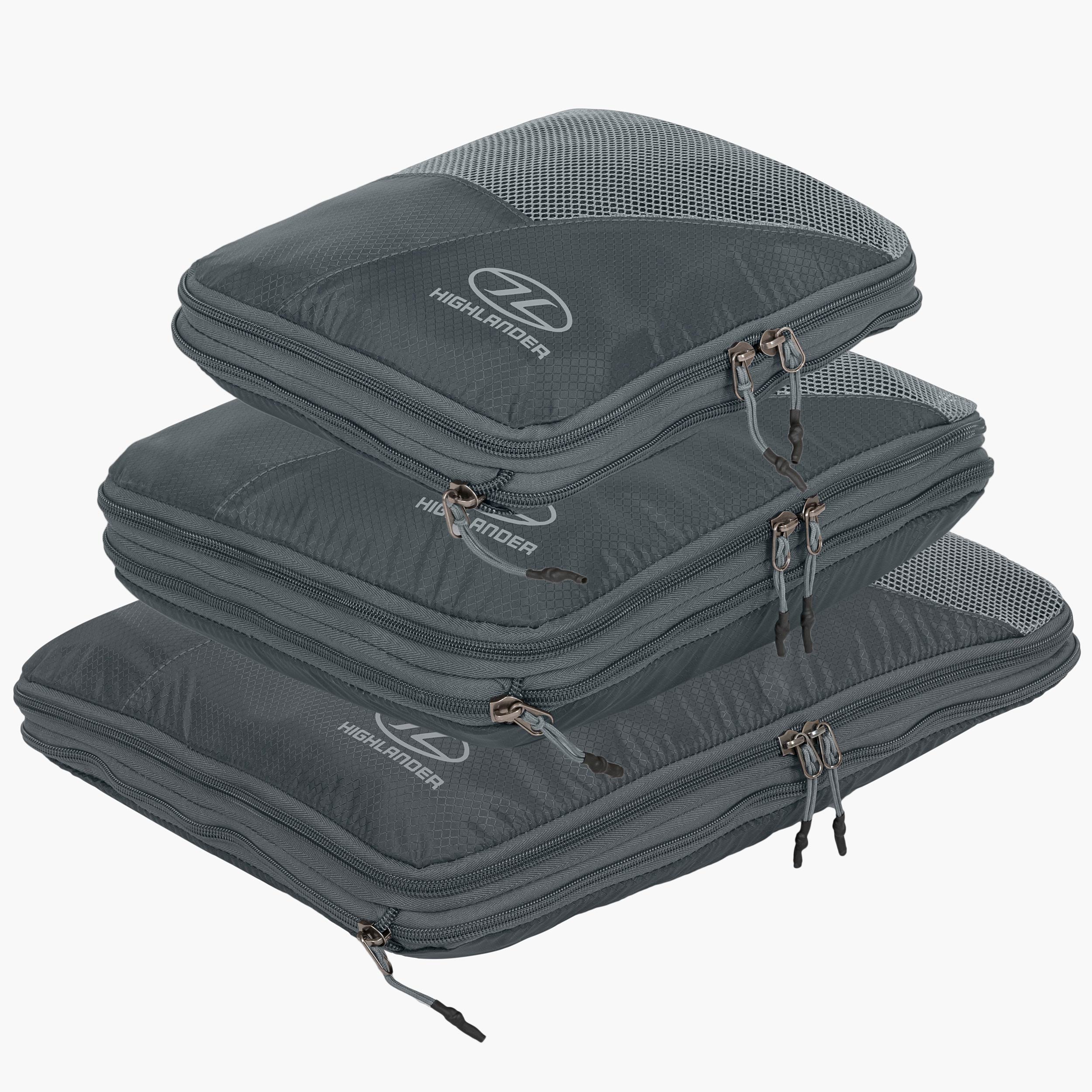 Highlander Compakta Packing Cubes Organizzatori Valigia Grigi