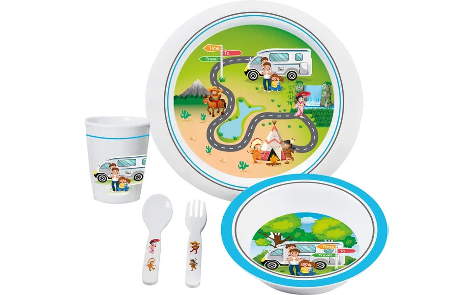 Brunner 0830077N set pappa bambini 5 pezzi infrangibile