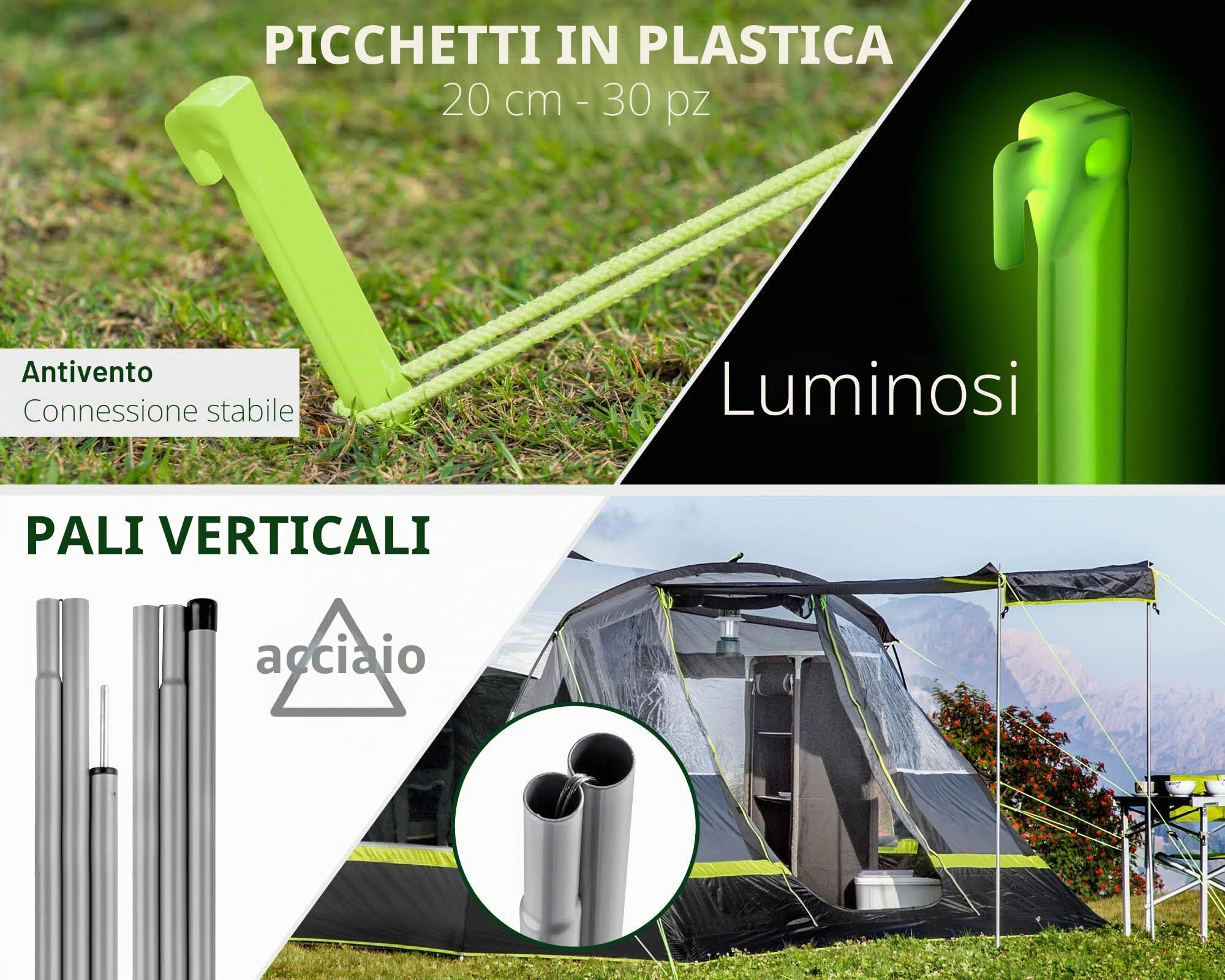 Brunner Kalynda 5 tenda familiare 5 posti con veranda