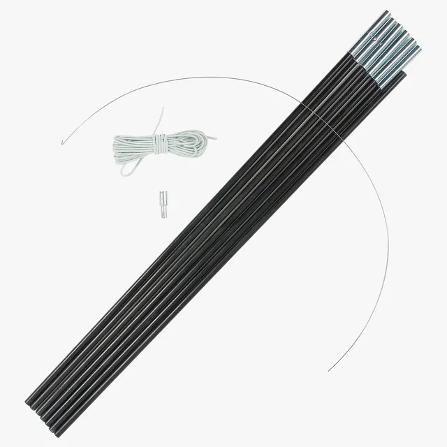 Highlander Tent Pole Kit 8.5mm Pali Tenda Vetroresina