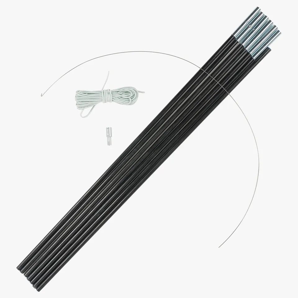 Highlander Tent Pole Kit 8.5mm Pali Tenda Vetroresina