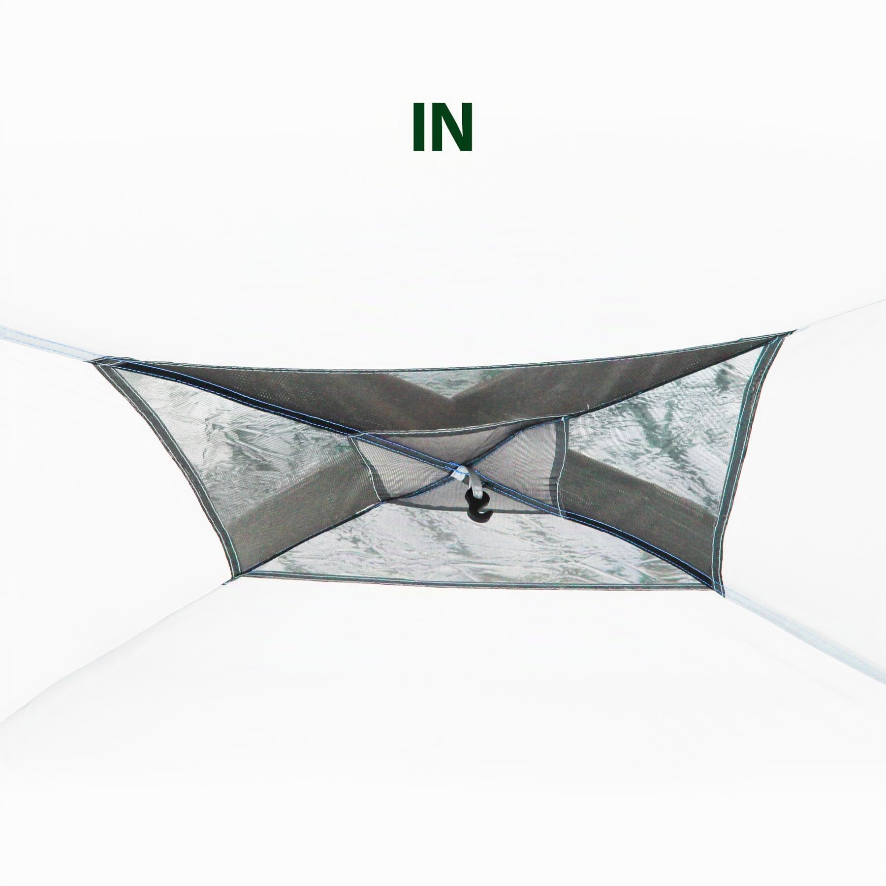 Brunner Medusa II Gazebo 4x4 Poliestere UPF 50+ Blu Verde