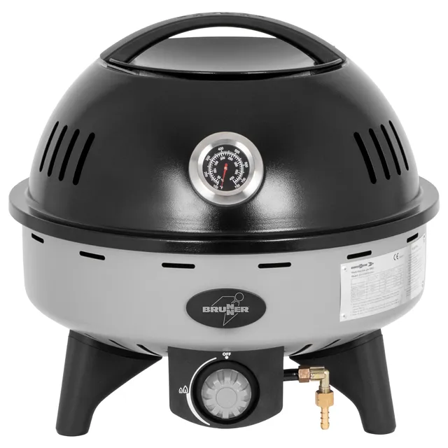 Brunner BBQRuiser LT barbecue gas portatile 30 mbar con termometro