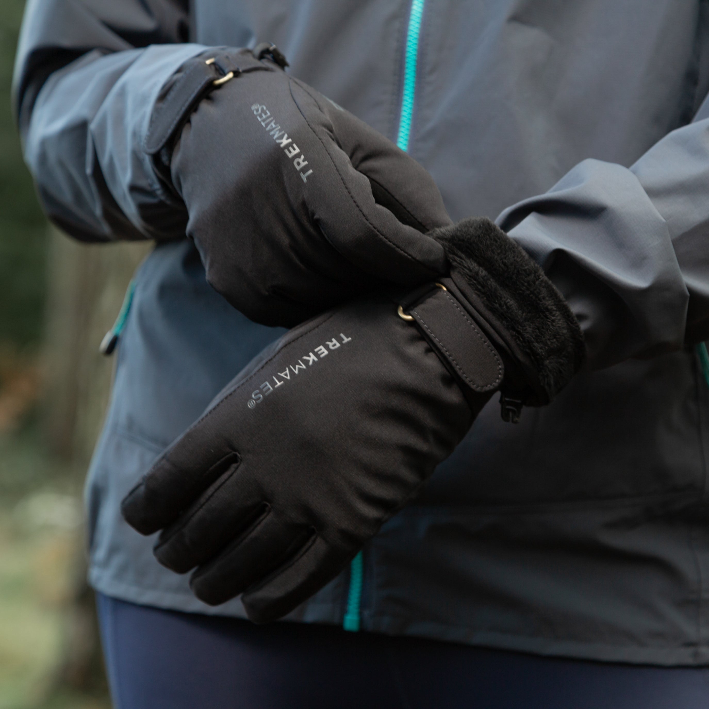 TREKMATES Milldale DRY Guanti donna Black impermeabili