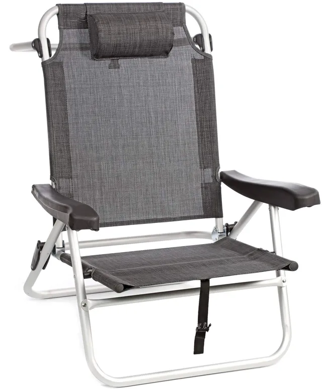 Brunner Siren 0404152N sedia da spiaggia grigia reclinabile