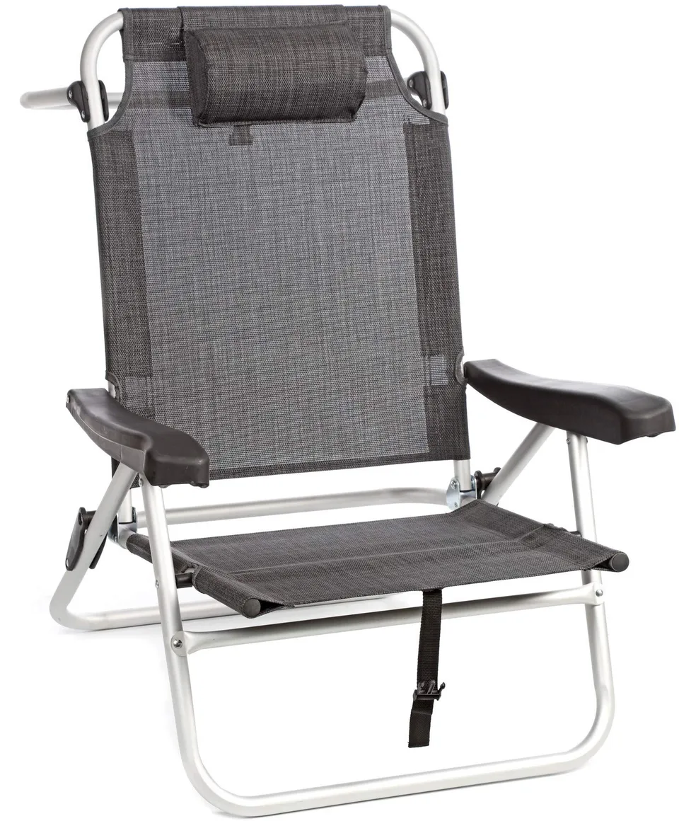 Brunner Siren 0404152N sedia da spiaggia grigia reclinabile