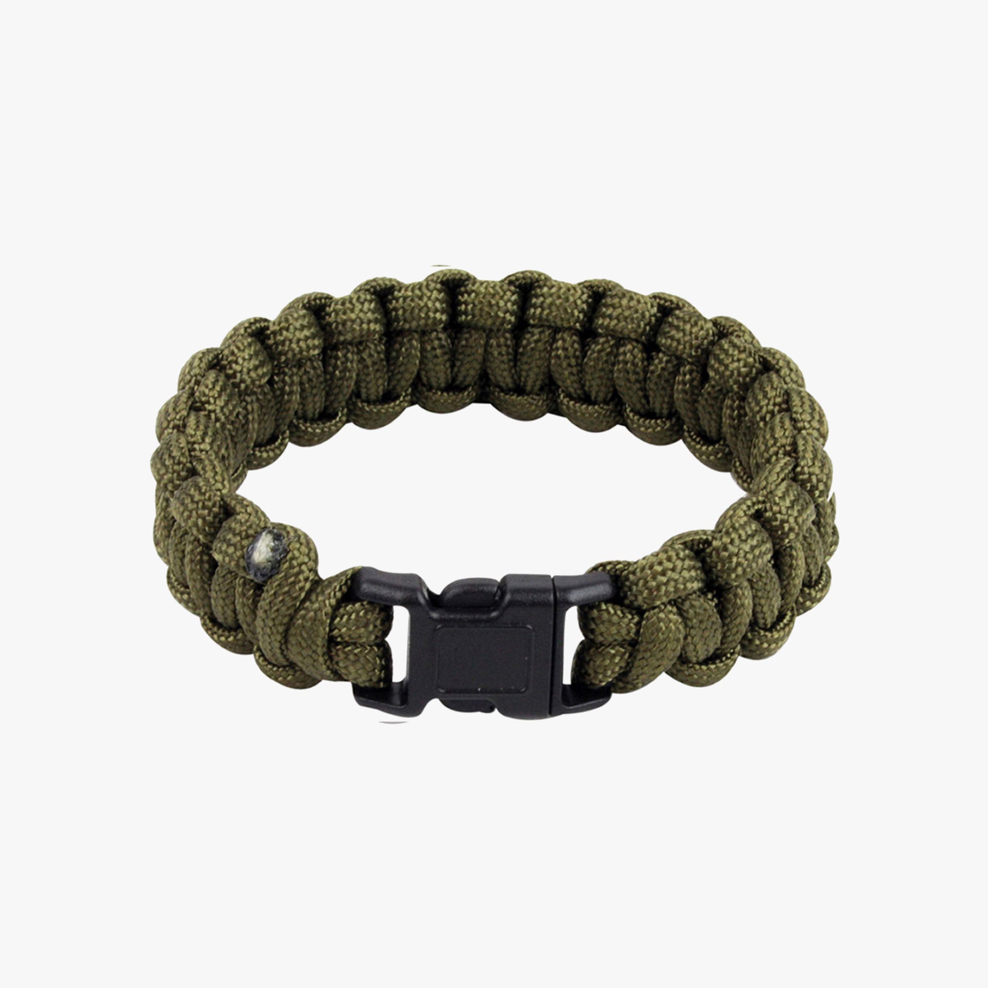 Highlander braccialetto paracord nero fibbia QR
