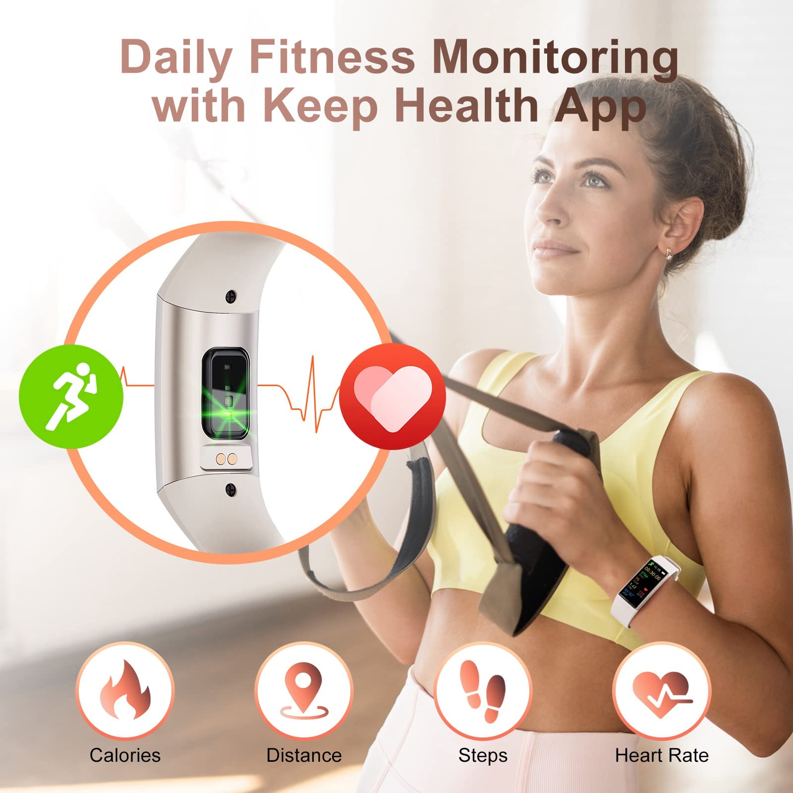 LAMA Activity Tracker smartwatch fitness AMOLED 25,6 g