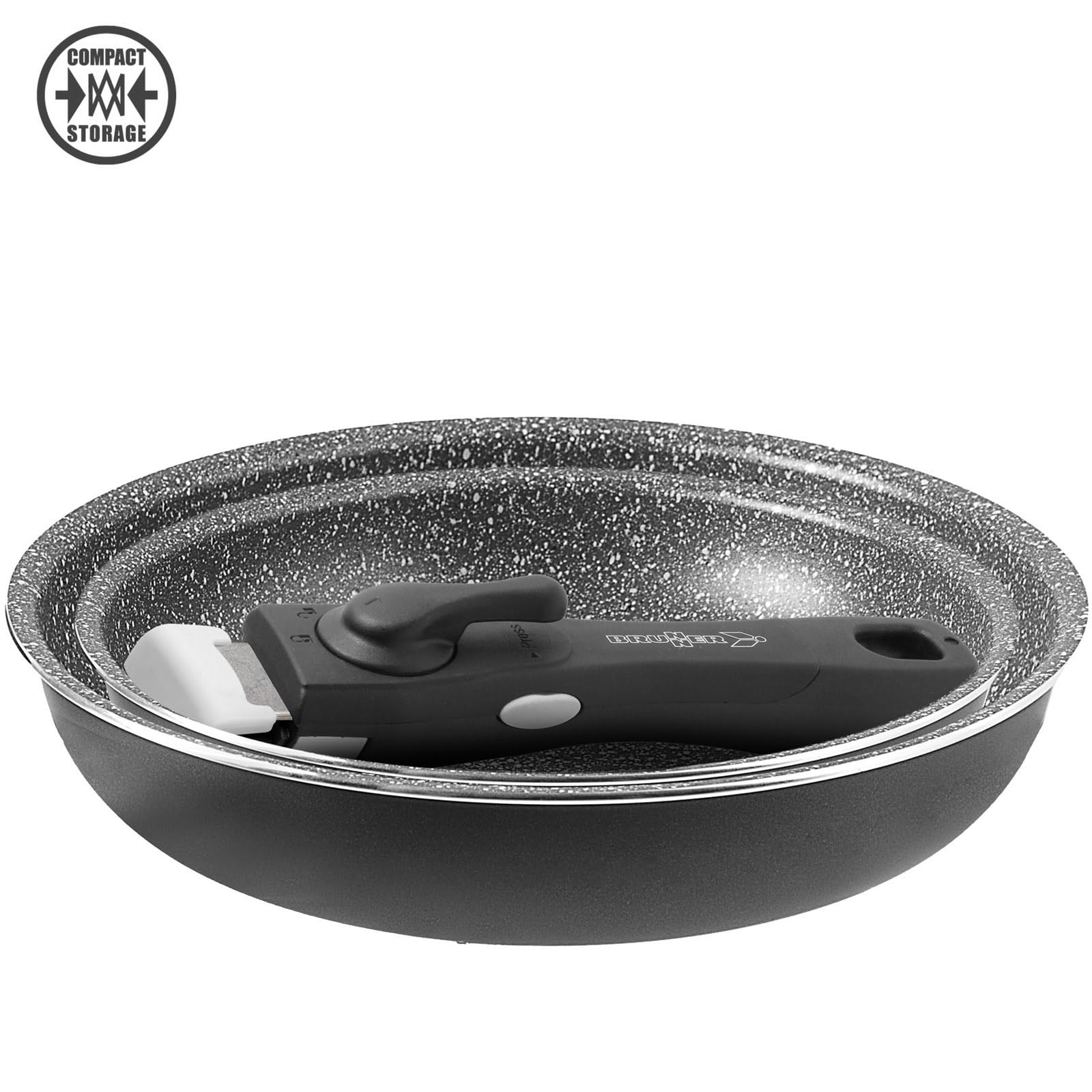 Brunner Pirate Pan 3 Set Padelle Alluminio 2 pezzi