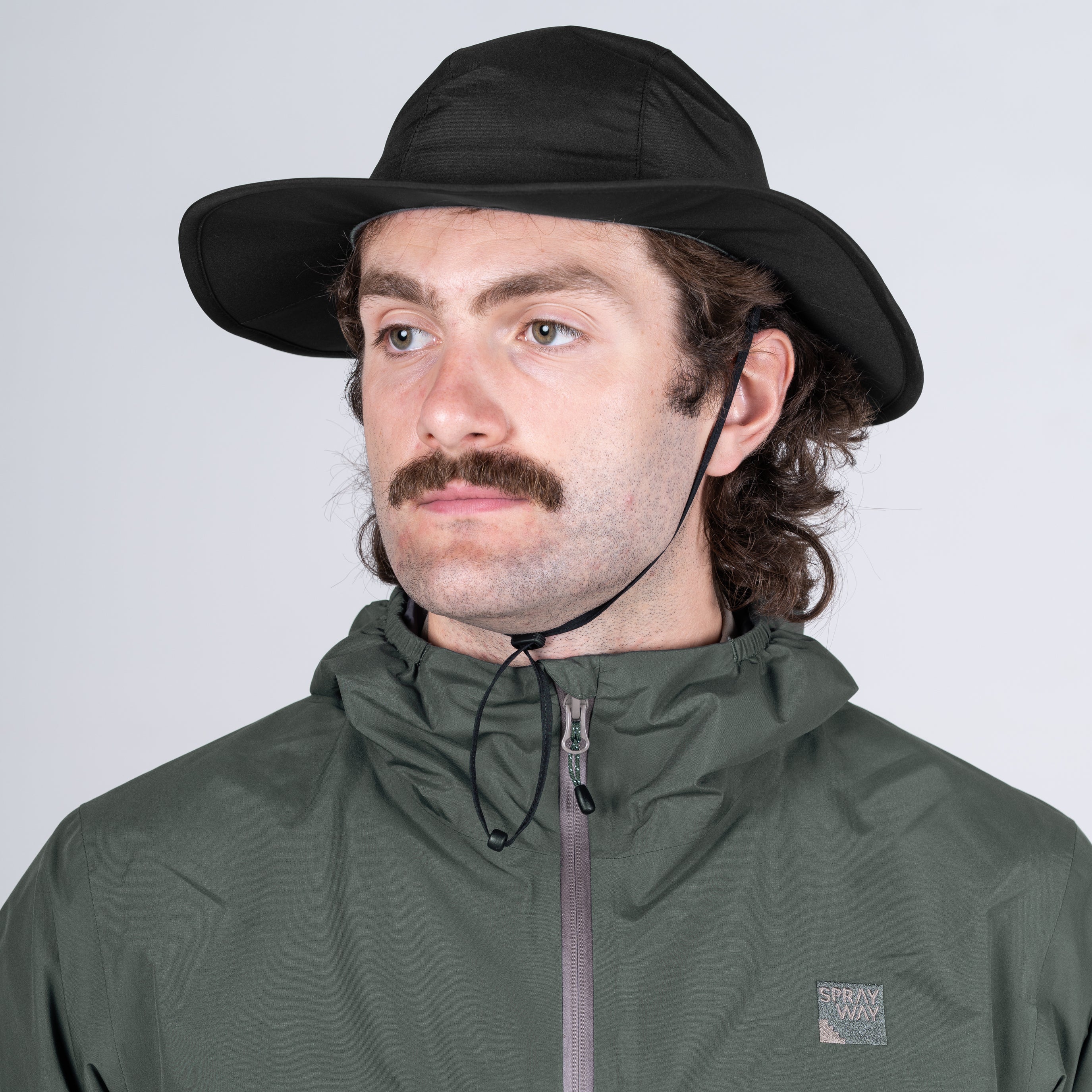 Trekmates Crookstone GTX cappello impermeabile nero Gore-Tex