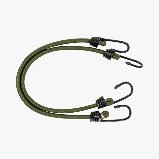Highlander corda elastica 8 mm x 45 cm oliva 2 pezzi