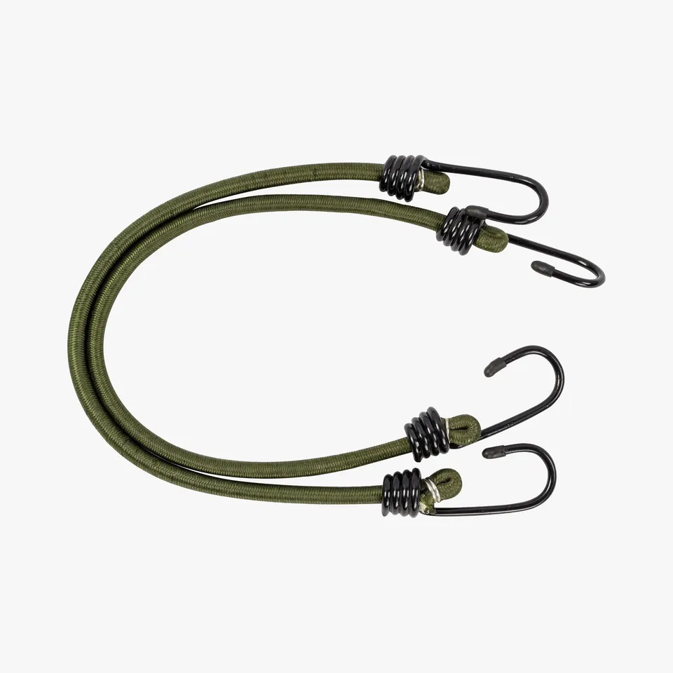 Highlander corda elastica 8 mm x 45 cm oliva 2 pezzi