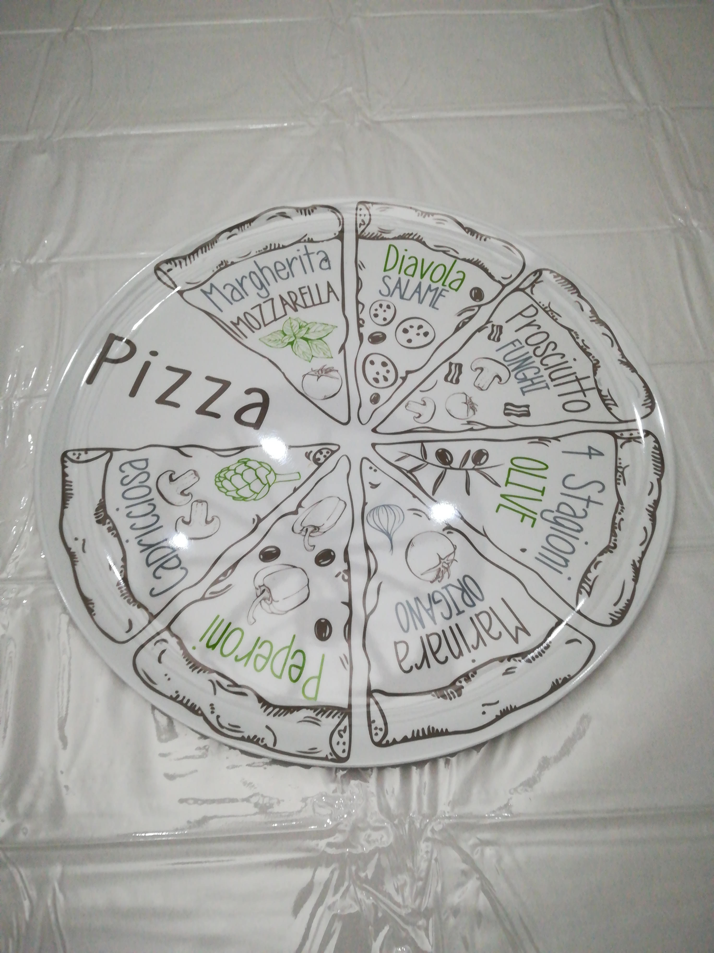 Brunner piatti pizza melamina 37,5 cm 2 pezzi