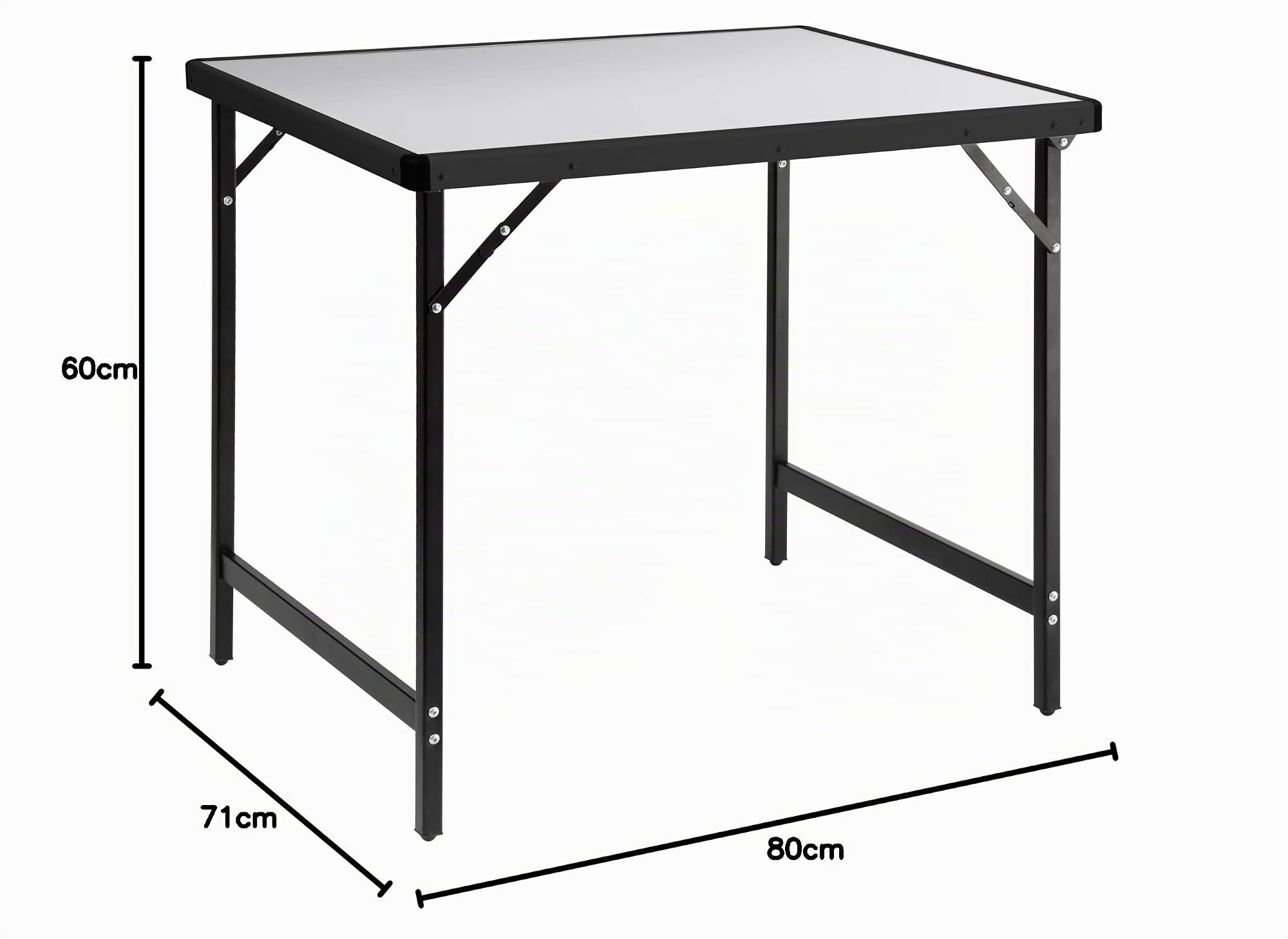 Brunner Torun 2 Tavolo Alluminio 80x60 cm 4,2 kg