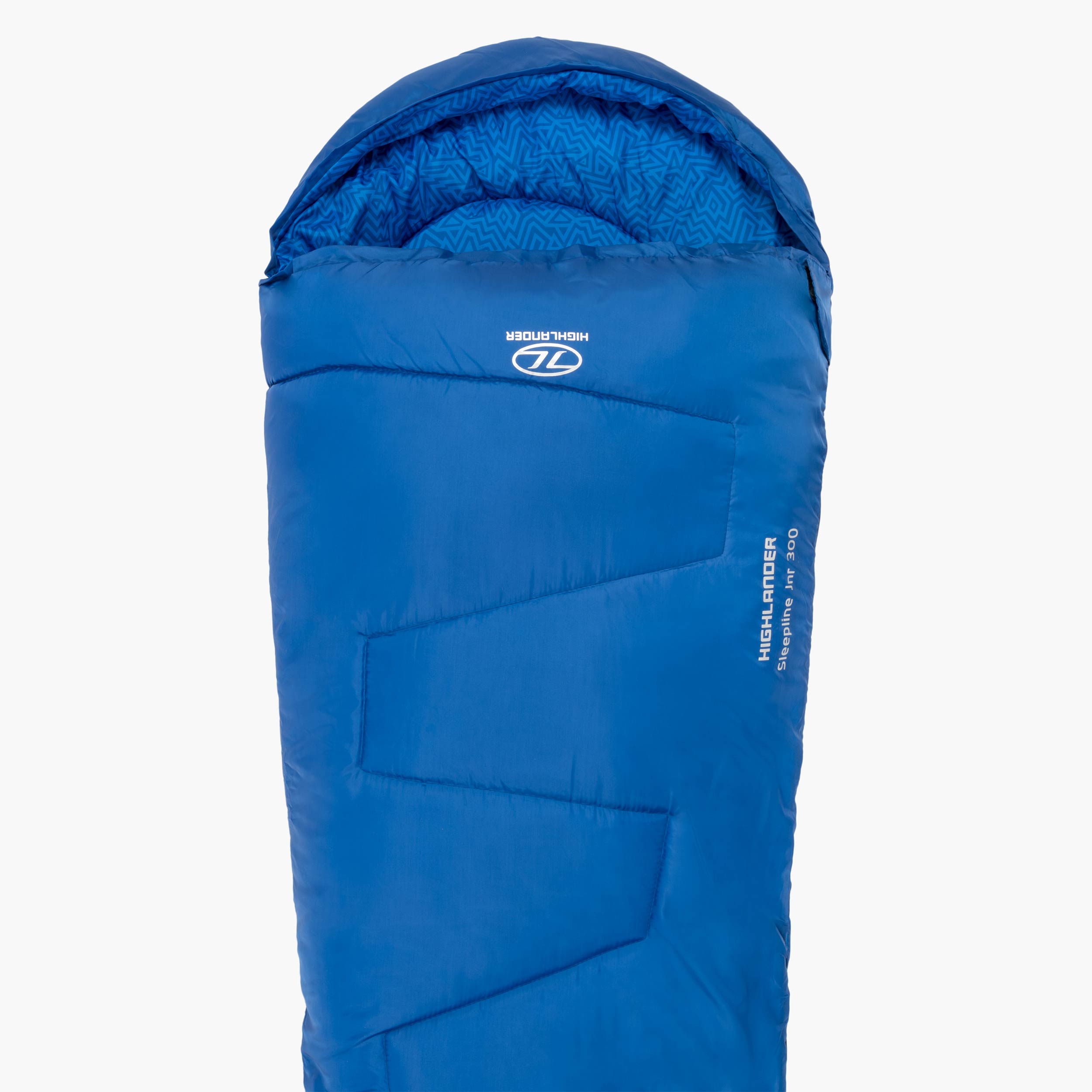 Highlander Sleepline 300 sacco a pelo bambino mummia blu