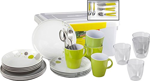 Brunner All Inclusive Space set piatti melamina 36 pezzi