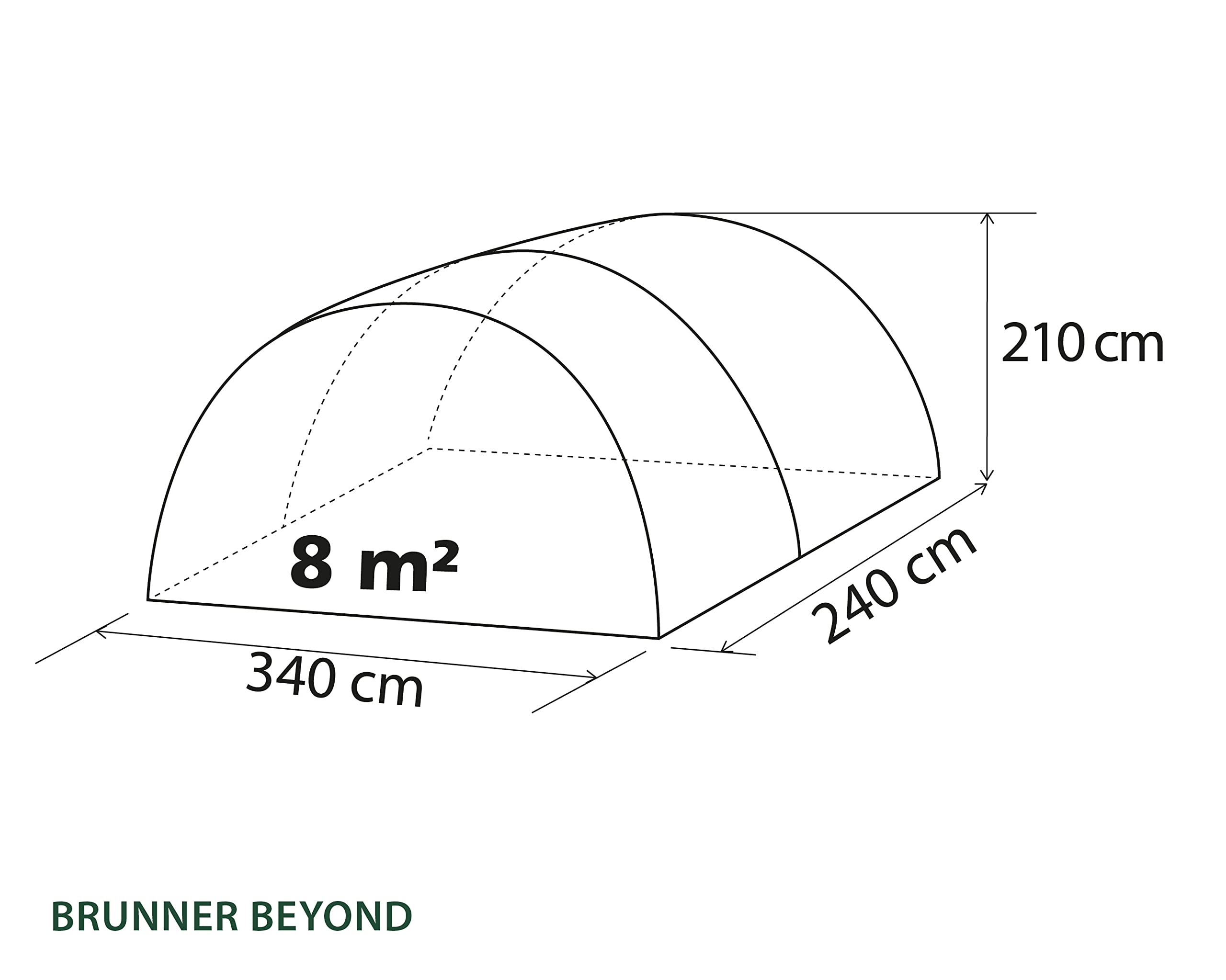 Brunner Beyond Tenda Veranda Van Grigia 340x240