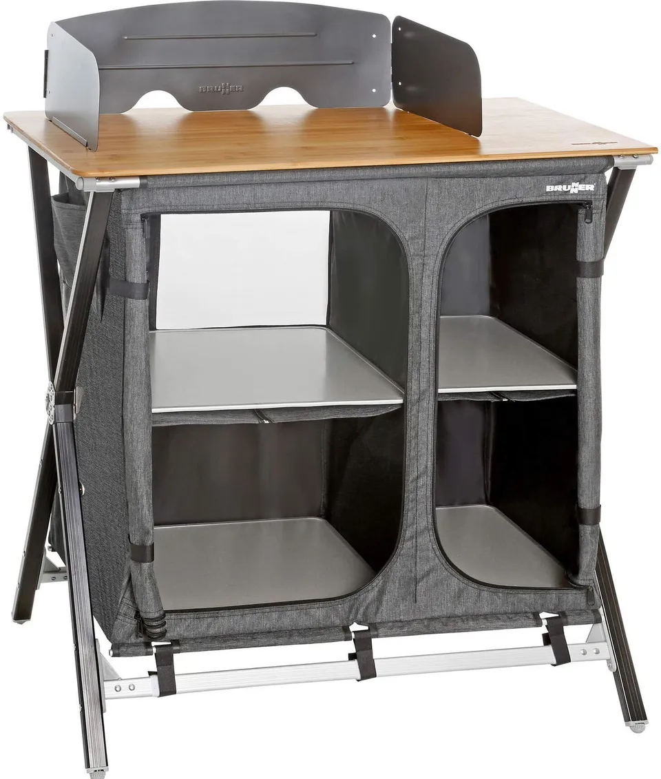 Brunner Mercury Cross mobile cucina grigio 92x49x90