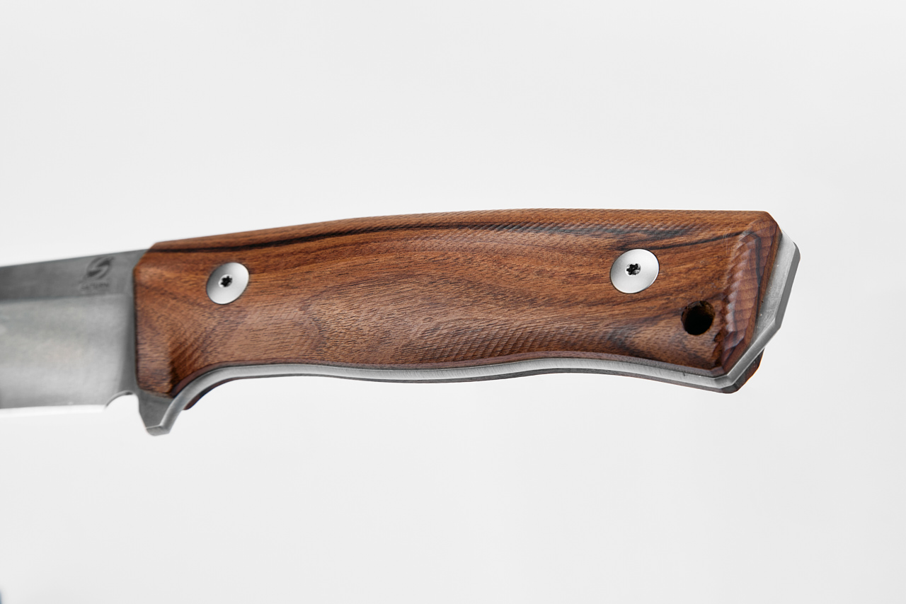 Saturn Knives Mimas Wood coltello manico legno compatto