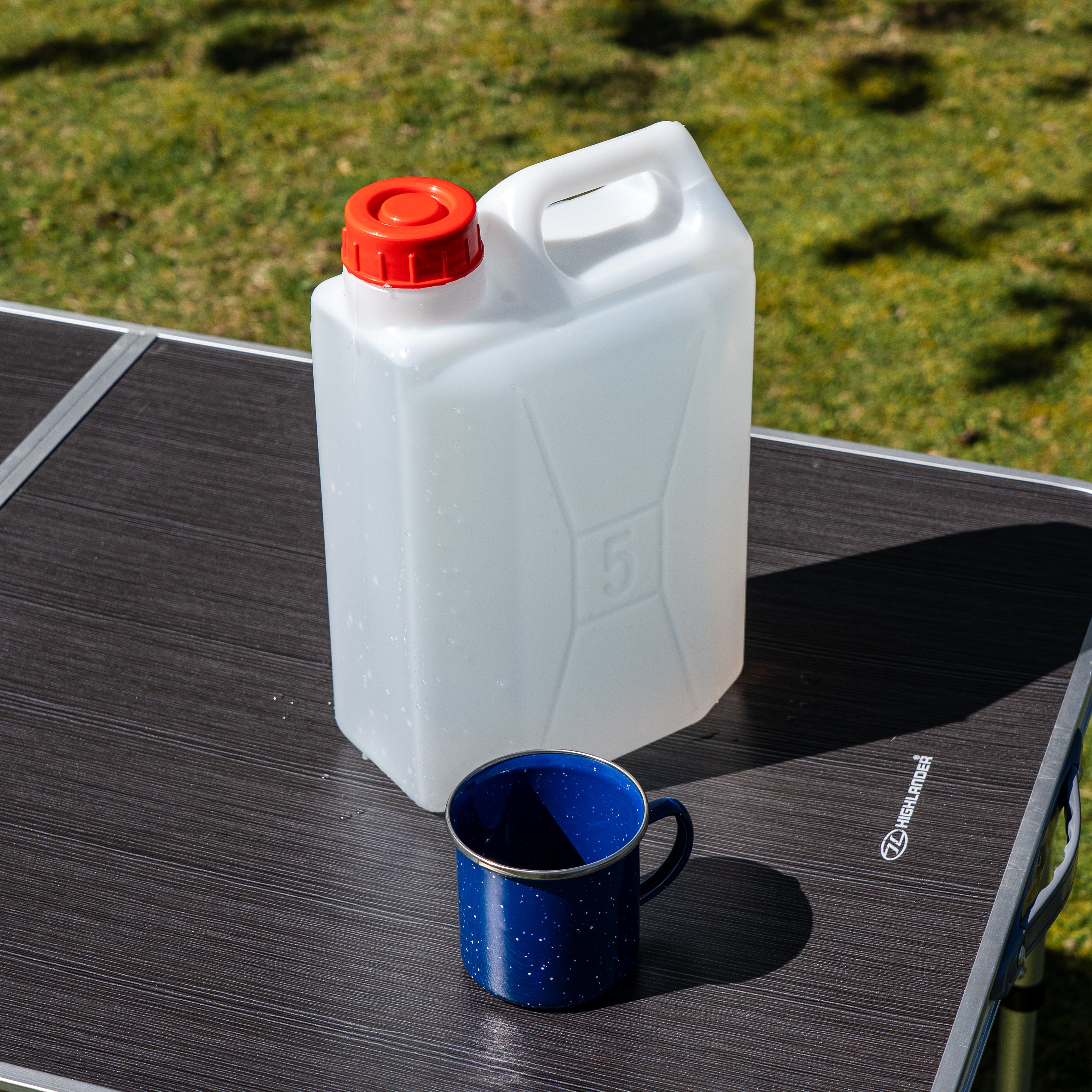 Highlander Jerry Can tanica acqua blu 5 litri